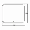 Зеркало GROSSMAN COMFORT (800x550) с сенсорным выключателем 380550 Зеркало GROSSMAN COMFORT (800x550) с сенсорным выключателем 380550