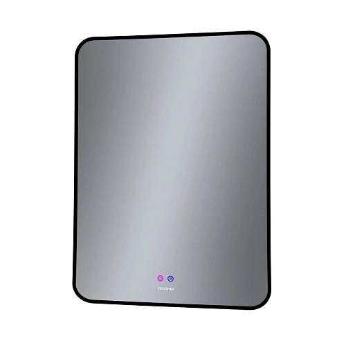 Зеркало GROSSMAN ELEGANS-норма BLACK (600x800x45) LED с сенсорным выключателем и подогревом 1760802 Зеркало GROSSMAN ELEGANS-норма BLACK (600x800x45) LED с сенсорным выключателем и подогревом 1760802