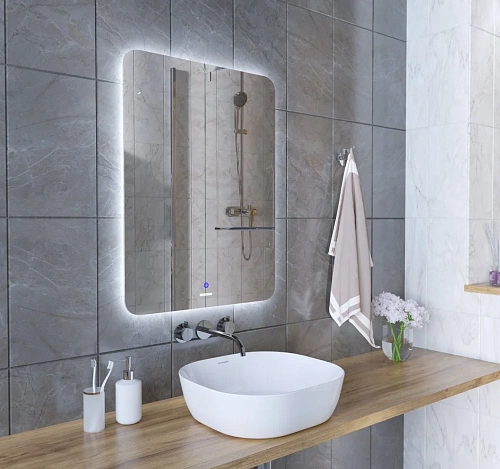 Зеркало GROSSMAN ELEGANS-промо (600x800x45) LED с сенсорным выключателем 1760801 Зеркало GROSSMAN ELEGANS-промо (600x800x45) LED с сенсорным выключателем 1760801