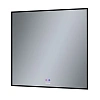 Зеркало GROSSMAN PRAGMA-норма BLACK (800x800x45) LED с сенсорным выключателем и подогревом 1880802 Зеркало GROSSMAN PRAGMA-норма BLACK (800x800x45) LED с сенсорным выключателем и подогревом 1880802