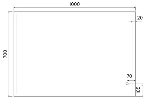 Зеркало IDDIS Brick 100 см (BRI1000i98) Зеркало IDDIS Brick 100 см (BRI1000i98)