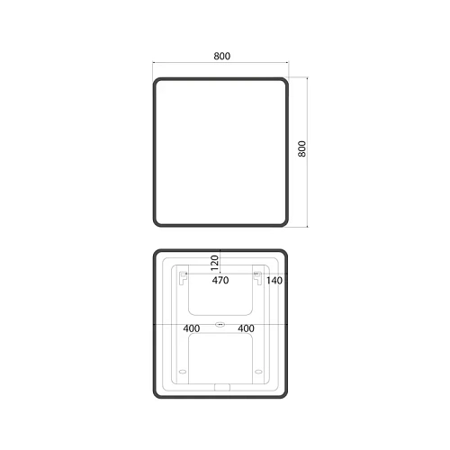Зеркало IDDIS Cloud (CLX80T0i98) 80 см с подсветкой и термообогревом Зеркало IDDIS Cloud (CLX80T0i98) 80 см с подсветкой и термообогревом