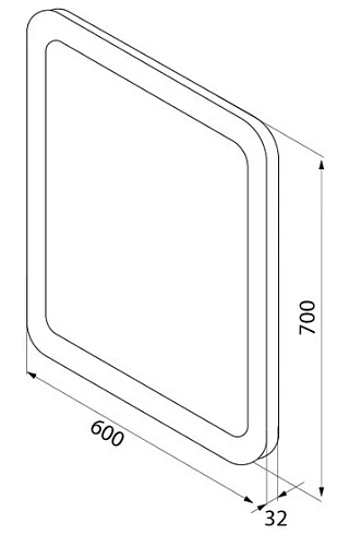Зеркало IDDIS Edifice 60 (EDI6000i98) Зеркало IDDIS Edifice 60 (EDI6000i98)