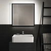 Зеркало Ideal Standard CONCA T3965BH квадратное, со светодиодной подсветкой в черной раме 60 см