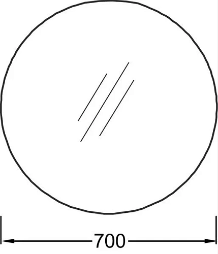 Зеркало Jacob Delafon EB1454-NF 70 см Зеркало Jacob Delafon EB1454-NF 70 см