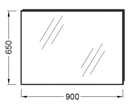Зеркало Jacob Delafon Ove EB1083-NF 90 см Зеркало Jacob Delafon Ove EB1083-NF 90 см
