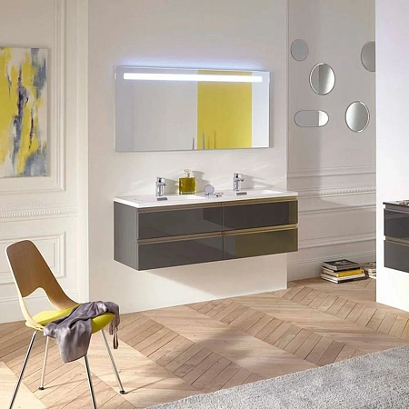 Зеркало Jacob Delafon Parallel EB1420-NF с подсветкой 140 см Зеркало Jacob Delafon Parallel EB1420-NF с подсветкой 140 см