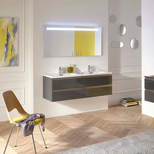 Зеркало Jacob Delafon Parallel EB1420-NF с подсветкой 140 см Зеркало Jacob Delafon Parallel EB1420-NF с подсветкой 140 см