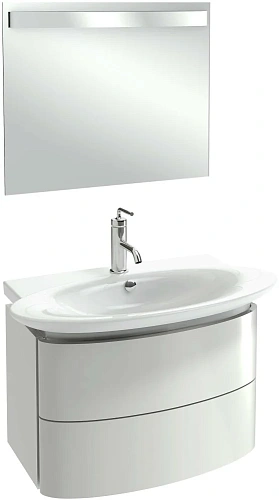 Зеркало Jacob Delafon Presqu'ile 68х55 см, полотно, с подсветкой EB1108-NF Зеркало Jacob Delafon Presqu'ile 68х55 см, полотно, с подсветкой EB1108-NF