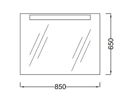 Зеркало Jacob Delafon Presquile EB1109-NF 85 см Зеркало Jacob Delafon Presquile EB1109-NF 85 см