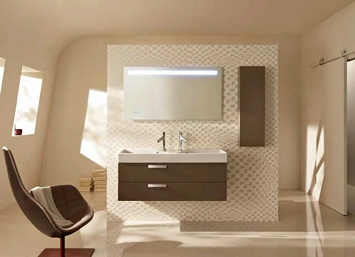 Зеркало Jacob Delafon Replay 120х65 см, с подсветкой, с подогревом, с часами EB1163-NF Зеркало Jacob Delafon Replay 120х65 см, с подсветкой, с подогревом, с часами EB1163-NF