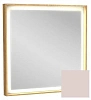 Зеркало Jacob Delafon Rythmik pure 64,5х64,5 см, пыльная роза, подсветка по периметру, с подсветкой EB1772-M78