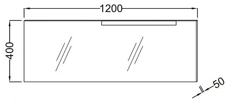 Зеркало Jacob Delafon Stillness 120х40 см, широкое, с подсветкой, с подогревом EB2008-NF Зеркало Jacob Delafon Stillness 120х40 см, широкое, с подсветкой, с подогревом EB2008-NF