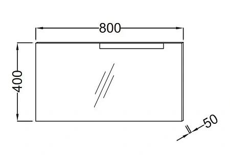 Зеркало Jacob Delafon Stillness EB2007-NF 80 см Зеркало Jacob Delafon Stillness EB2007-NF 80 см
