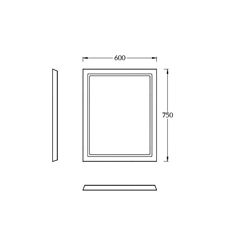 Зеркало Kerama Marazzi POMPEI 60, белое глянцевое PO.mi.60\WHT Зеркало Kerama Marazzi POMPEI 60, белое глянцевое PO.mi.60\WHT