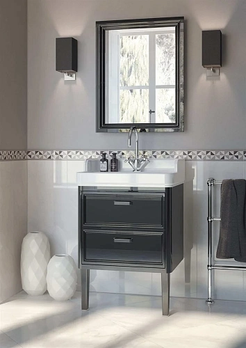 Зеркало Kerama Marazzi POMPEI 60, черное глянцевое PO.mi.60\BLK Зеркало Kerama Marazzi POMPEI 60, черное глянцевое PO.mi.60\BLK