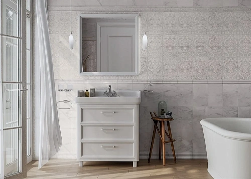Зеркало Kerama Marazzi POMPEI 80, белое глянцевое PO.mi.80\WHT Зеркало Kerama Marazzi POMPEI 80, белое глянцевое PO.mi.80\WHT
