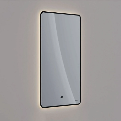 Зеркало Lemark MIOBLACK 45х80 см с подсветкой, с подогревом LM45ZM-black Зеркало Lemark MIOBLACK 45х80 см с подсветкой, с подогревом LM45ZM-black