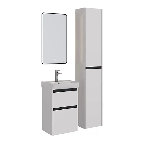 Зеркало Lemark MIOBLACK 45х80 см с подсветкой, с подогревом LM45ZM-black Зеркало Lemark MIOBLACK 45х80 см с подсветкой, с подогревом LM45ZM-black