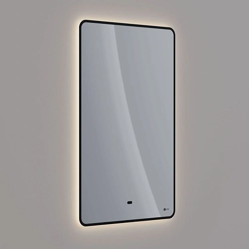 Зеркало Lemark MIOBLACK 50х80 см с подсветкой, с подогревом LM50ZM-black Зеркало Lemark MIOBLACK 50х80 см с подсветкой, с подогревом LM50ZM-black