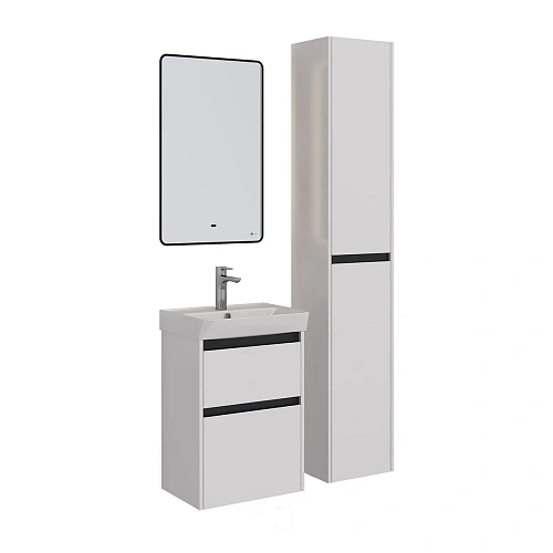 Зеркало Lemark MIOBLACK 50х80 см с подсветкой, с подогревом LM50ZM-black Зеркало Lemark MIOBLACK 50х80 см с подсветкой, с подогревом LM50ZM-black