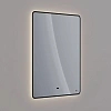 Зеркало Lemark MIOBLACK 60х80 см с подсветкой, с подогревом LM60ZM-black Зеркало Lemark MIOBLACK 60х80 см с подсветкой, с подогревом LM60ZM-black