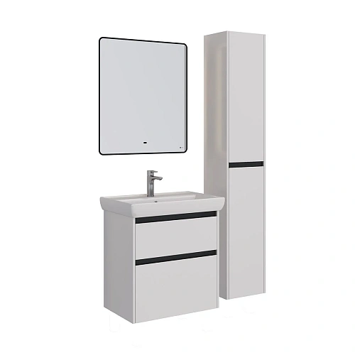 Зеркало Lemark MIOBLACK 70х80 см с подсветкой, с подогревом LM70ZM-black Зеркало Lemark MIOBLACK 70х80 см с подсветкой, с подогревом LM70ZM-black