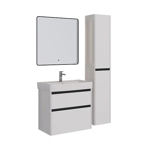 Зеркало Lemark MIOBLACK 80х80 см с подсветкой, с подогревом LM80ZM-black Зеркало Lemark MIOBLACK 80х80 см с подсветкой, с подогревом LM80ZM-black