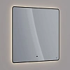 Зеркало Lemark MIOBLACK 90х80 см с подсветкой, с подогревом LM90ZM-black Зеркало Lemark MIOBLACK 90х80 см с подсветкой, с подогревом LM90ZM-black