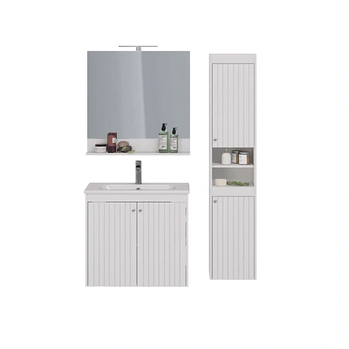 Зеркало Lemark ROMANCE 80 см с полкой, белый LM07R80Z Зеркало Lemark ROMANCE 80 см с полкой, белый LM07R80Z