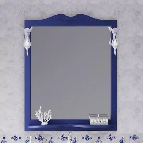 Зеркало Opadiris Валери 85, сапфир, с выключателем 00-00007040 Зеркало Opadiris Валери 85, сапфир, с выключателем 00-00007040