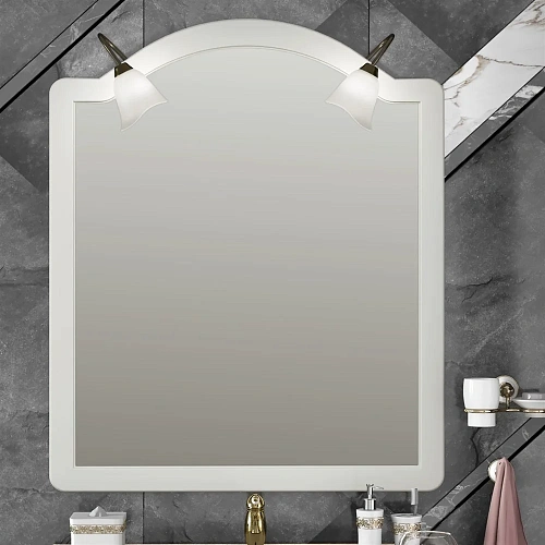 Зеркало Opadiris Виктория 90 Z0000012695 слоновая кость без светильников Зеркало Opadiris Виктория 90 Z0000012695 слоновая кость без светильников