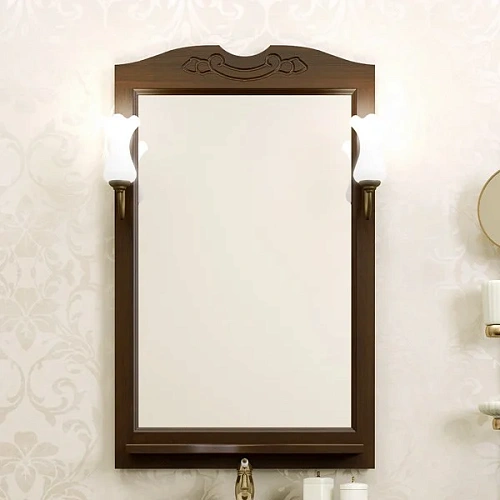 Зеркало Opadiris Клио 65 орех антикварный без светильников Z0000004272 Зеркало Opadiris Клио 65 орех антикварный без светильников Z0000004272