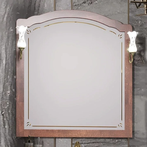 Зеркало Opadiris Лоренцо 100 Z0000007094светлый орех без светильников Зеркало Opadiris Лоренцо 100 Z0000007094светлый орех без светильников