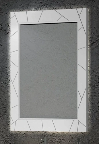 Зеркало Opadiris Луиджи 70 00-00000543 белый матовый Зеркало Opadiris Луиджи 70 00-00000543 белый матовый