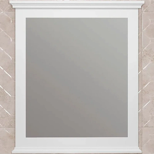 Зеркало Opadiris Палермо 70, белый матовый 00-00006726 Зеркало Opadiris Палермо 70, белый матовый 00-00006726