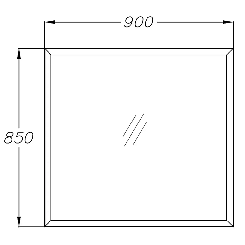 Зеркало Opadiris Рубинно 90 00-00006476 Зеркало Opadiris Рубинно 90 00-00006476
