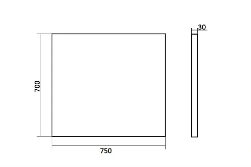 Зеркало Orange Nature ON-75ZE с LED подсветкой и сенсорной кнопкой Зеркало Orange Nature ON-75ZE с LED подсветкой и сенсорной кнопкой
