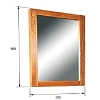 Зеркало Orange Рига Riga-60ZE Лакированный дуб Зеркало Orange Рига Riga-60ZE Лакированный дуб