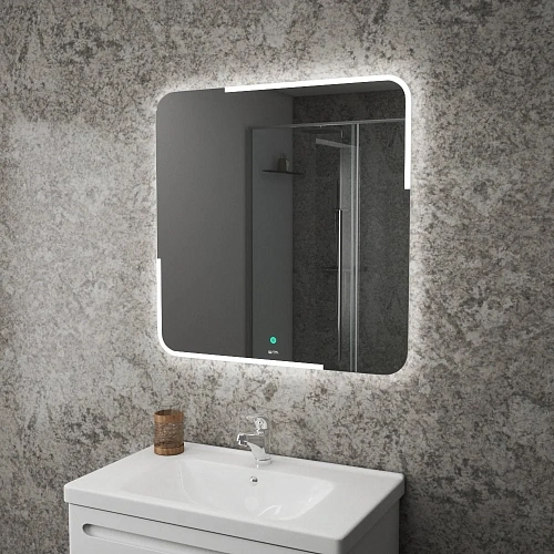 Зеркало OWL 1975 Otalia с LED подсветкой, 800х800 OWLM200600 Зеркало OWL 1975 Otalia с LED подсветкой, 800х800 OWLM200600