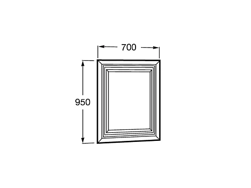 Зеркало Roca America 700 849800600 Зеркало Roca America 700 849800600