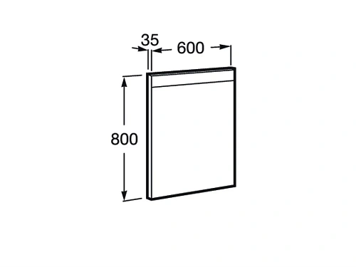 Зеркало Roca Prisma Comfort LED, ANTI-STEAM 600x35x800 812263000 Зеркало Roca Prisma Comfort LED, ANTI-STEAM 600x35x800 812263000