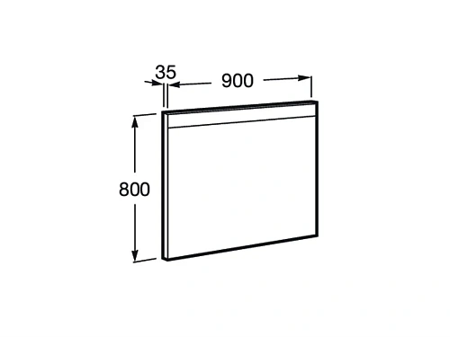 Зеркало Roca Prisma Comfort LED, ANTI-STEAM 900x35x800 812265000 Зеркало Roca Prisma Comfort LED, ANTI-STEAM 900x35x800 812265000