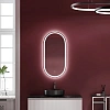 Зеркало Sancos Oval OV45F 450х900 фронтальная подсветка с сенсорным управлением Зеркало Sancos Oval OV45F 450х900 фронтальная подсветка с сенсорным управлением