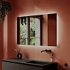 Зеркало Sancos SQUARE SQ1200 1200х700 с подсветкой Зеркало Sancos SQUARE SQ1200 1200х700 с подсветкой