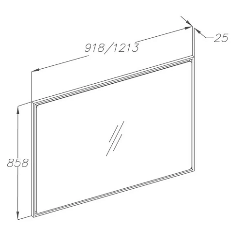 Зеркало Smile Монтэ 91 белый Z0000012451 Зеркало Smile Монтэ 91 белый Z0000012451