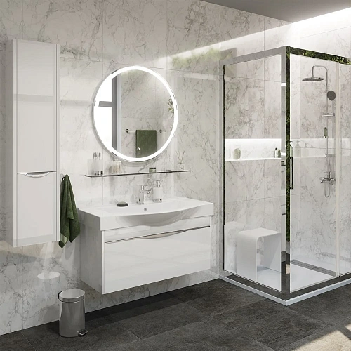 Зеркало STWORKI Мальмё 77 с подсветкой, сенсор на зеркале, круглое, настенное, российское 465436 Зеркало STWORKI Мальмё 77 с подсветкой, сенсор на зеркале, круглое, настенное, российское 465436