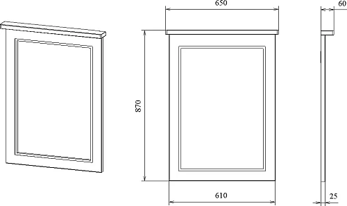 Зеркало STWORKI Хальмстад 65 белое, с подсветкой светодиодной, инфракрасный выключатель, прямоугольн 487392 Зеркало STWORKI Хальмстад 65 белое, с подсветкой светодиодной, инфракрасный выключатель, прямоугольн 487392