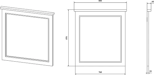 Зеркало STWORKI Хальмстад 80 белое, с подсветкой, квадратные, белое, в современном стиле, настенное 505117 Зеркало STWORKI Хальмстад 80 белое, с подсветкой, квадратные, белое, в современном стиле, настенное 505117