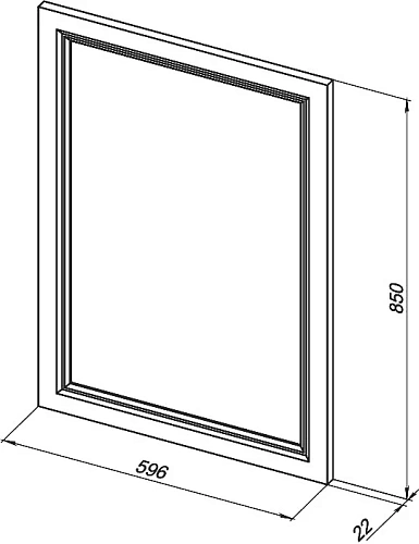 Зеркало STWORKI Эстерсунд 60 белое матовое, с подсветкой, сенсор на зеркале 439835 Зеркало STWORKI Эстерсунд 60 белое матовое, с подсветкой, сенсор на зеркале 439835